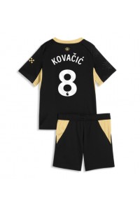 Manchester City Mateo Kovacic #8 Jalkapallovaatteet Lasten Vieraspeliasu 2026-27 Lyhythihainen (+ Lyhyet housut)